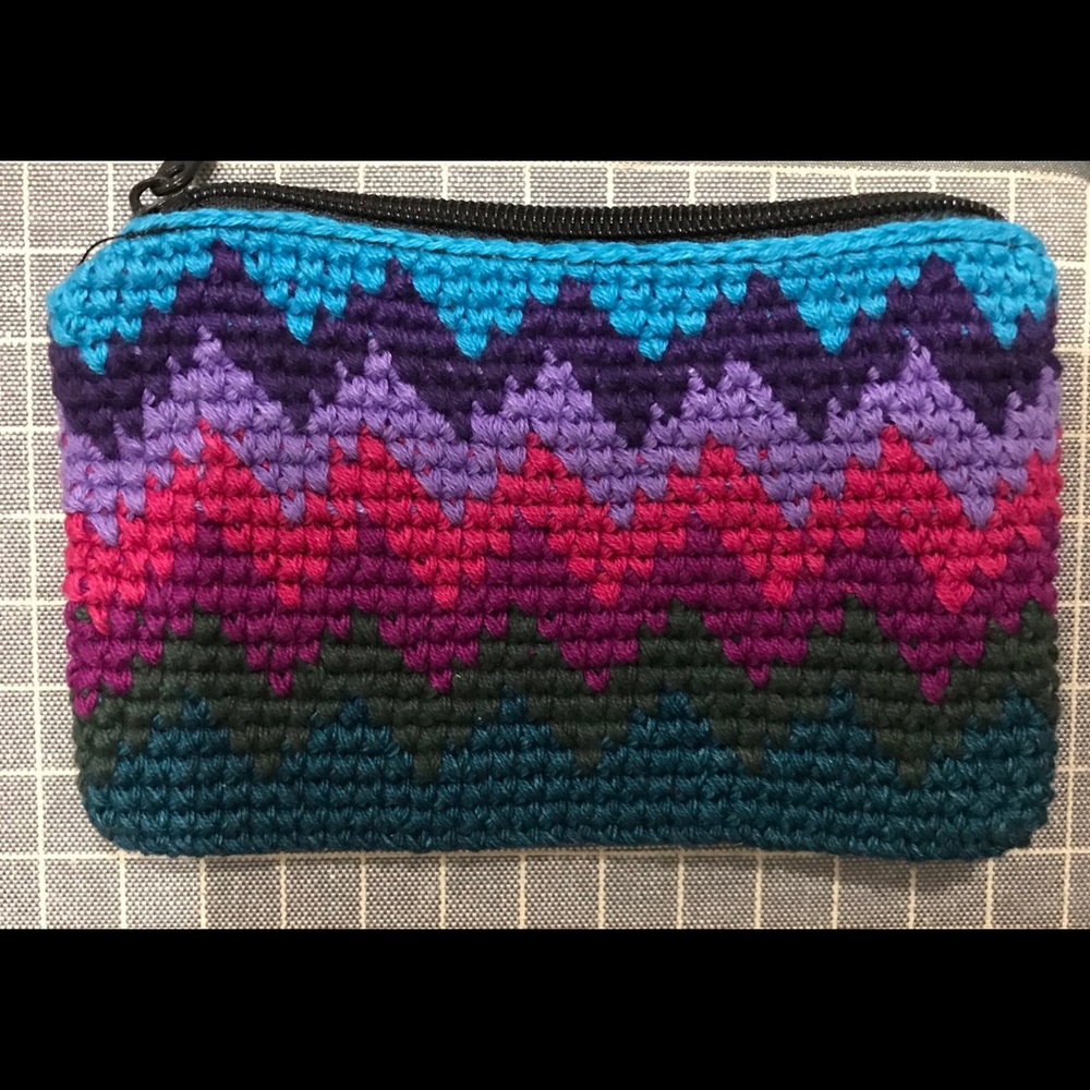 Woven Multicolored coin purse